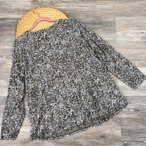 Lucky brand bohemian paisley floral print blouse - Picture 6 of 7